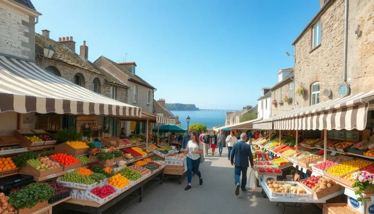 Les Marchés dans les Côtes d&rsquo;Armor (22) : Guide complet par commune, jour et spécialités