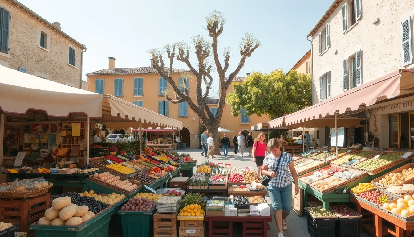 marché dimanche bouches du rhone