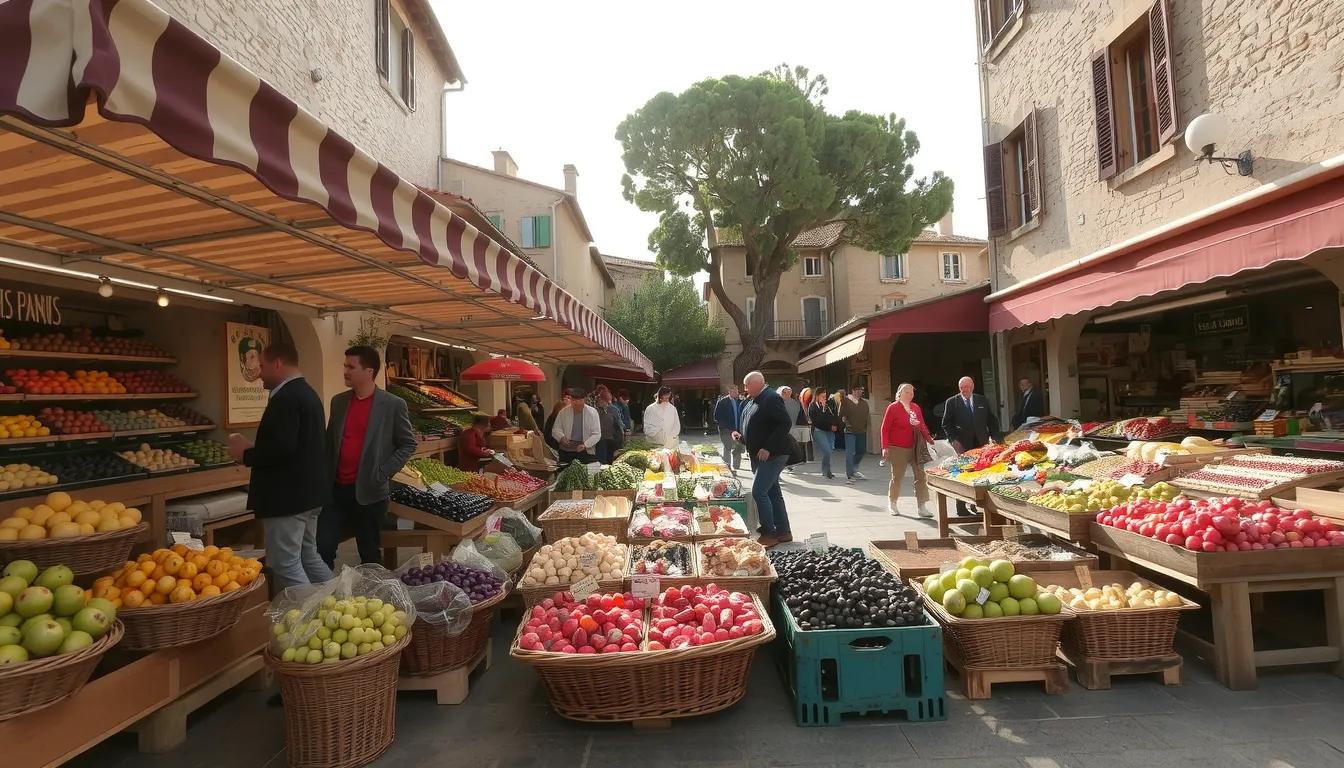 marché dans lhérault