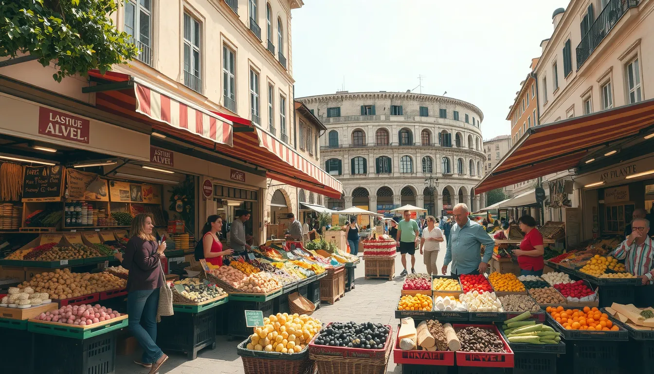marché à nîmes