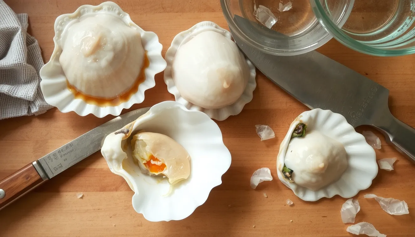 comment nettoyer les coquilles saint-jacques